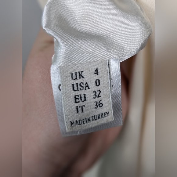 Grace MMXIII Brian Maxi Dress Ecru White Bridal Wedding Formal Lace Size 0 FLAW - Picture 16 of 16